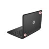 Laptop mit CRP Stickern gegen Elektrosmog