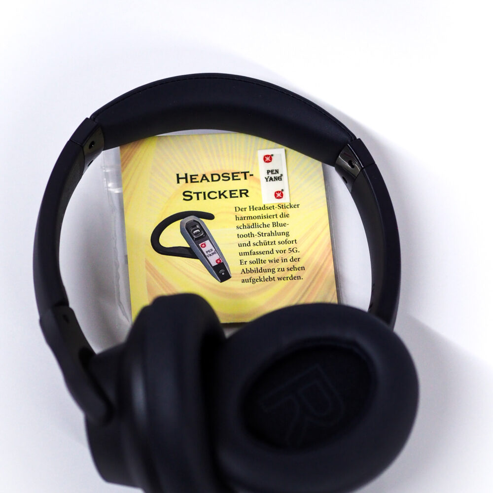 Headset Sticker Headset Sticker Anbringung zum Schutz gegen Strahlung und Bluetooth
