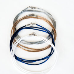 Seidenband Medaillon Keramik